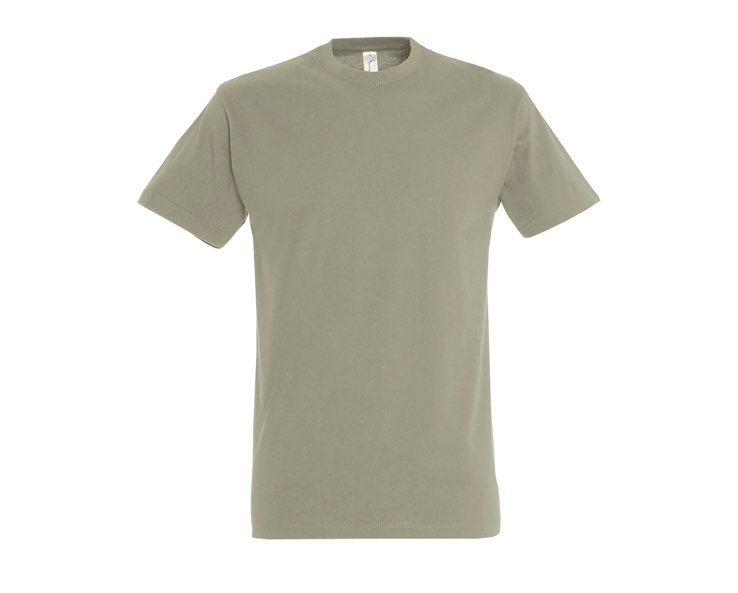 T-paidat painatuksella sol's Imperial khaki