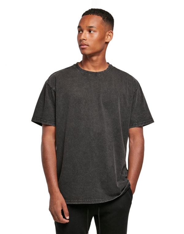 acid washed t-paidat omalla logolla