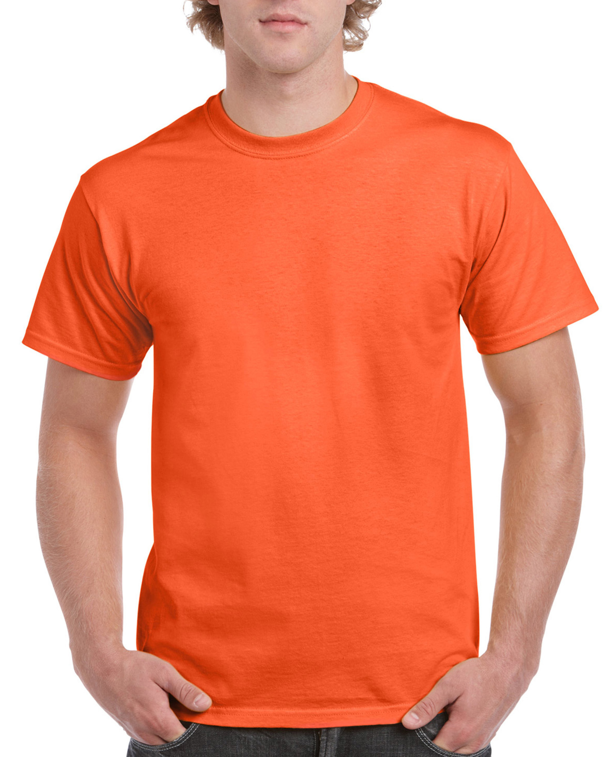Orange Gildan 2000 T-paidat omalla logolla