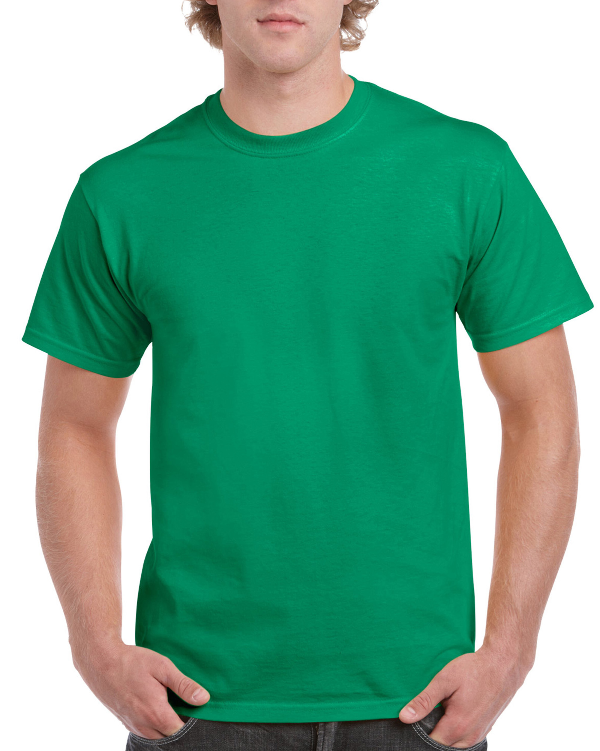 Kelly green Gildan 2000 T-paidat omalla logolla