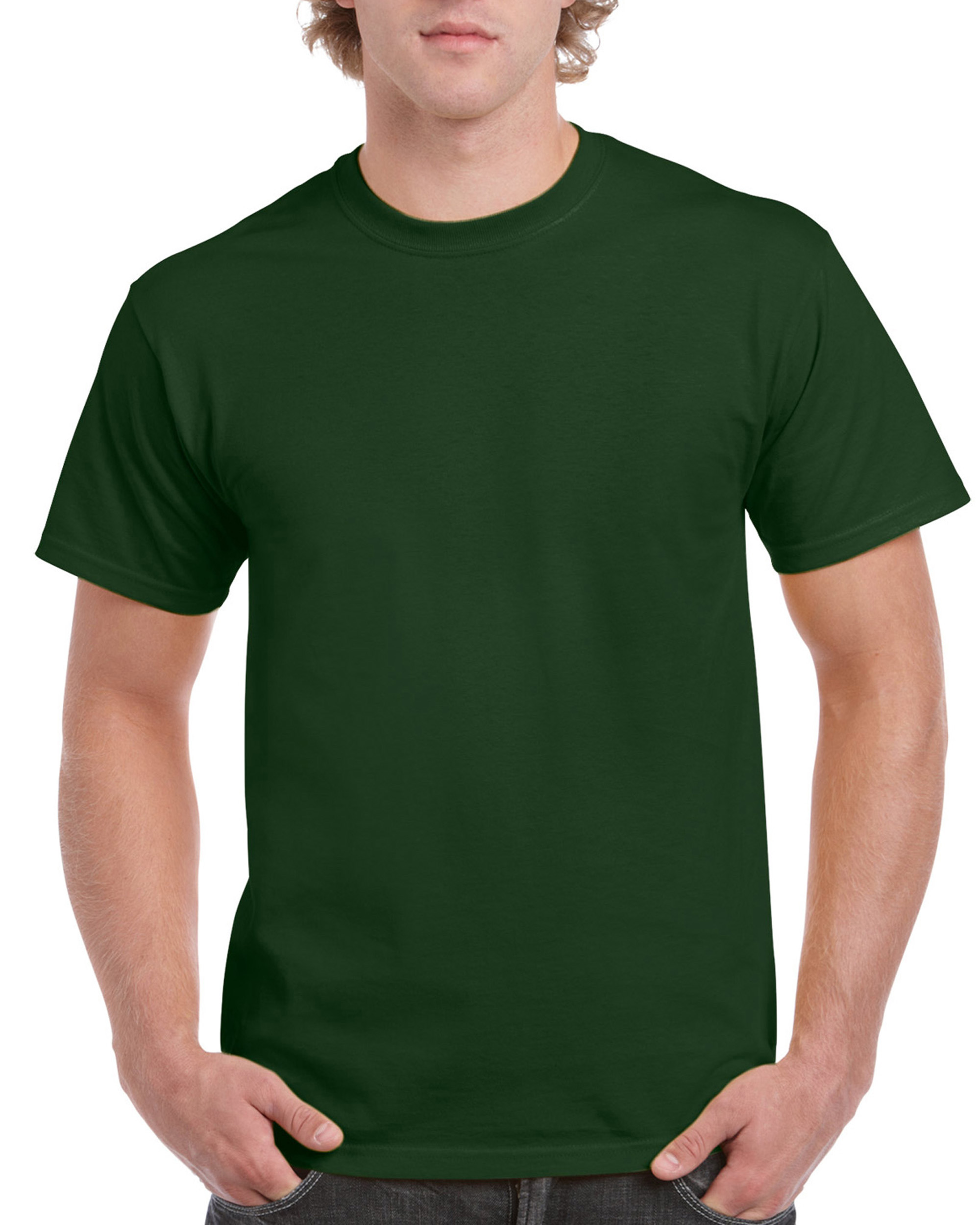 Green Gildan T-paidat omalla painatuksella