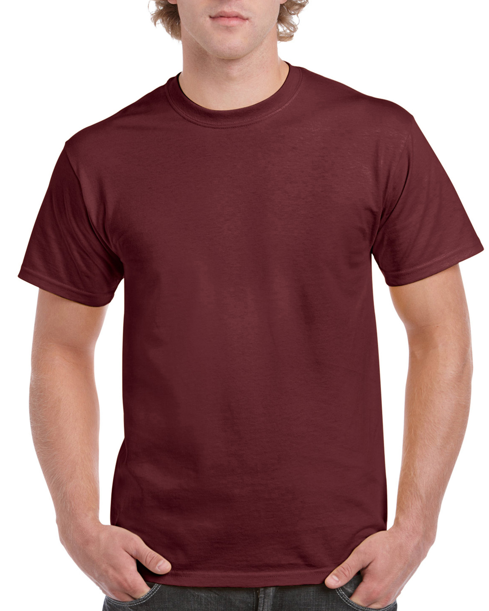 Maroon Gildan T-paidat omalla painatuksella