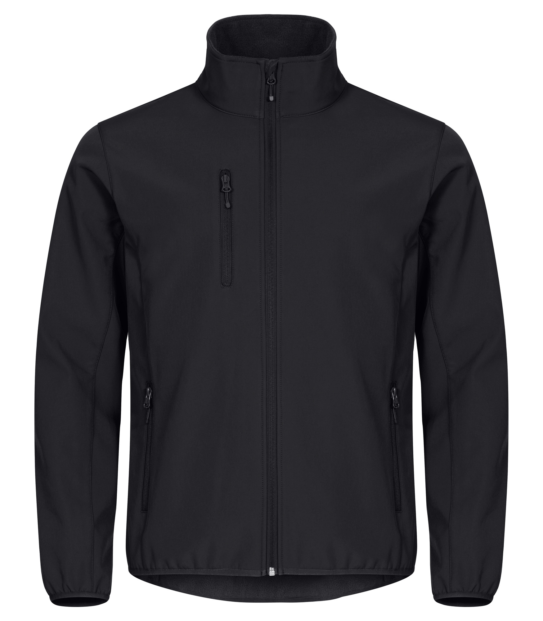 Musta Classic Naisten Softshell-takki painatuksella