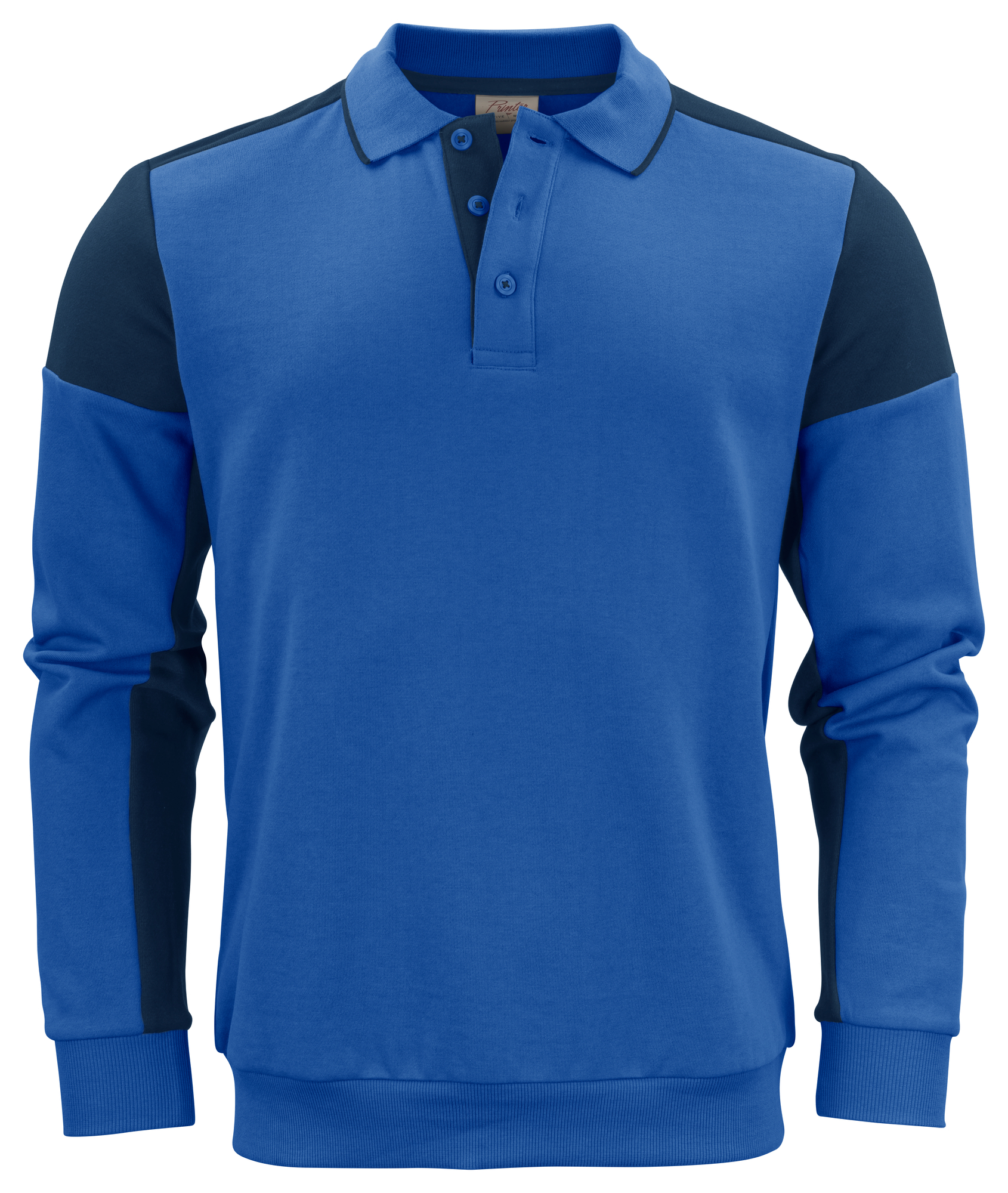 Kobalt Polo sweater painatuksella