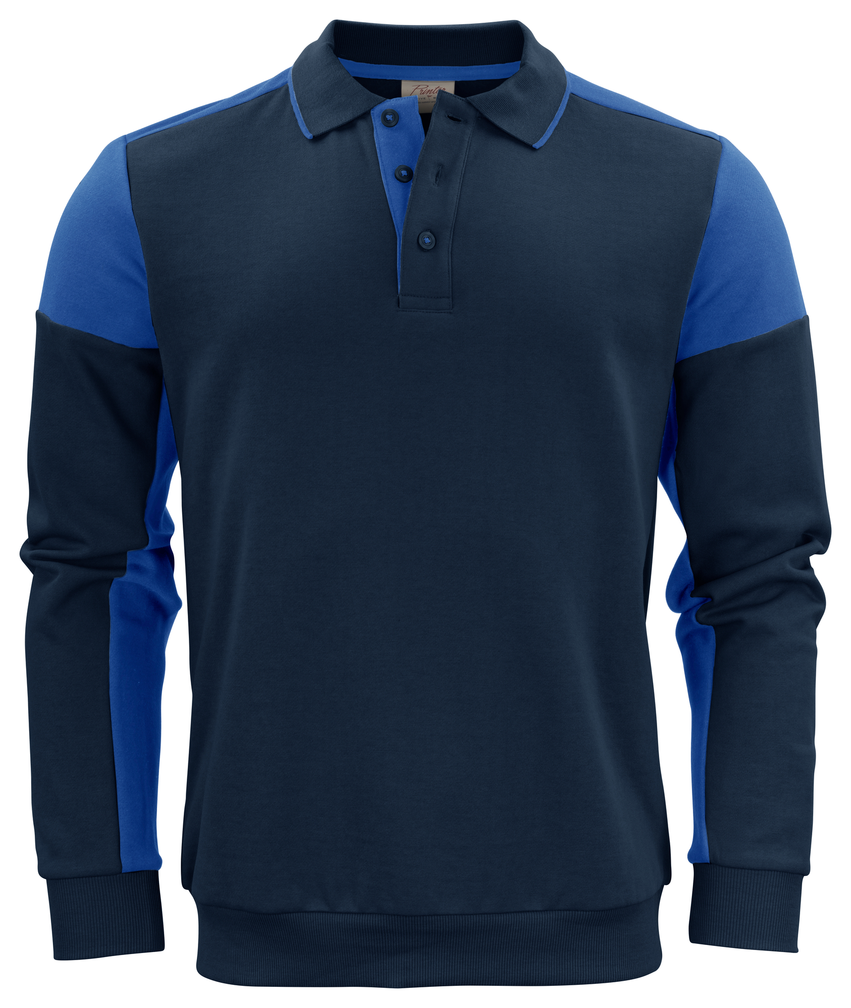 Polo sweater painatuksella
