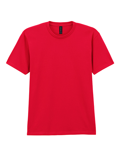 Red Gildan T-paita omalla logolla