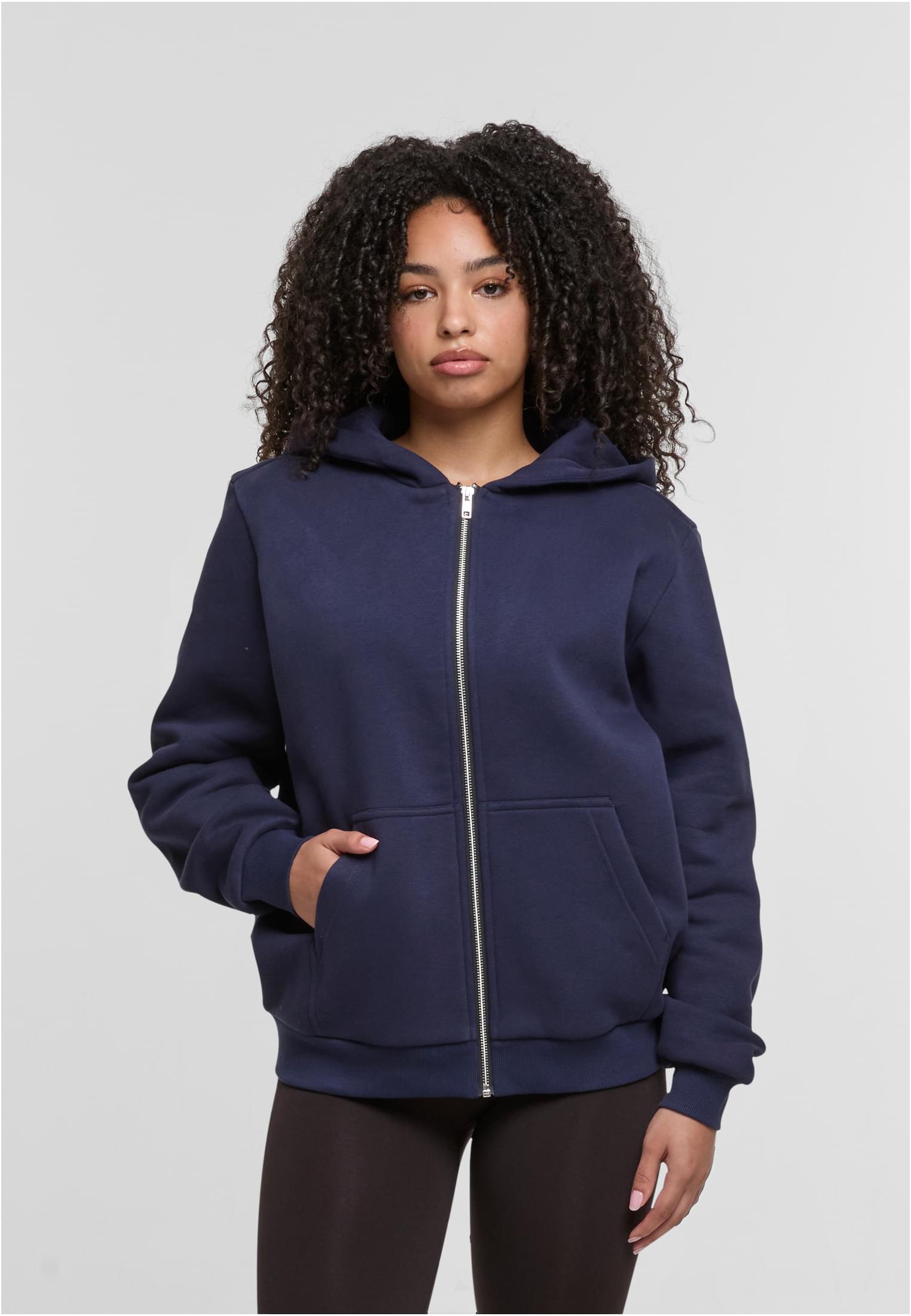 Ladies Fluffy Zip Hupparit - Kuva 2