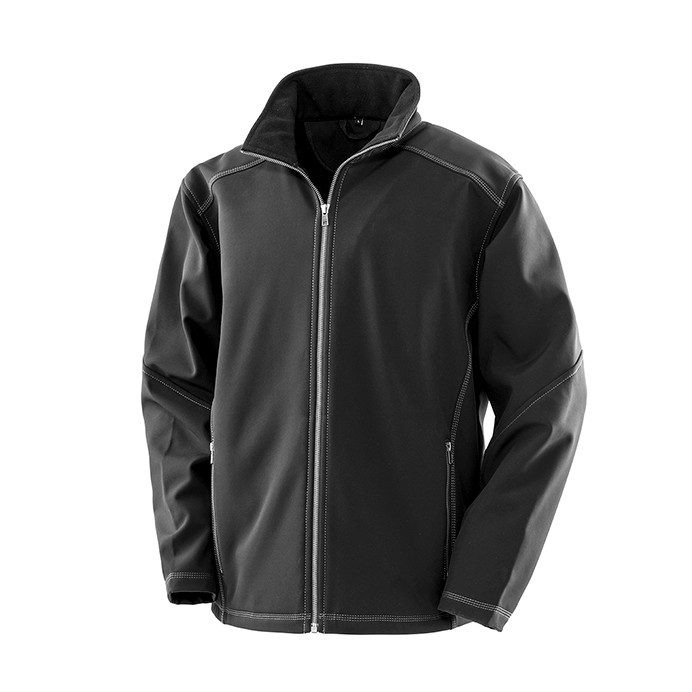 Treble stitch softshell-takki