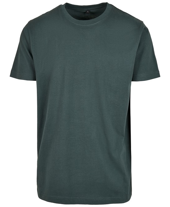 Green T-paita omalla logolla tai painatuksella