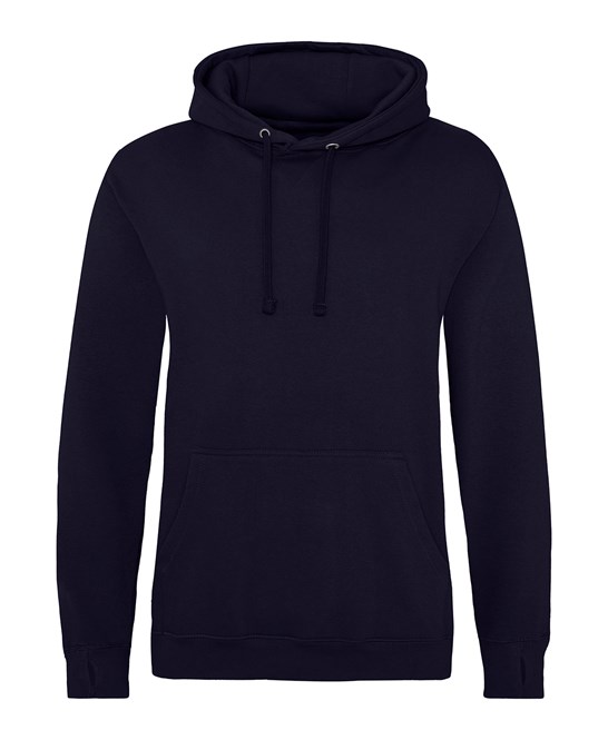 Navy huppari painatuksella
