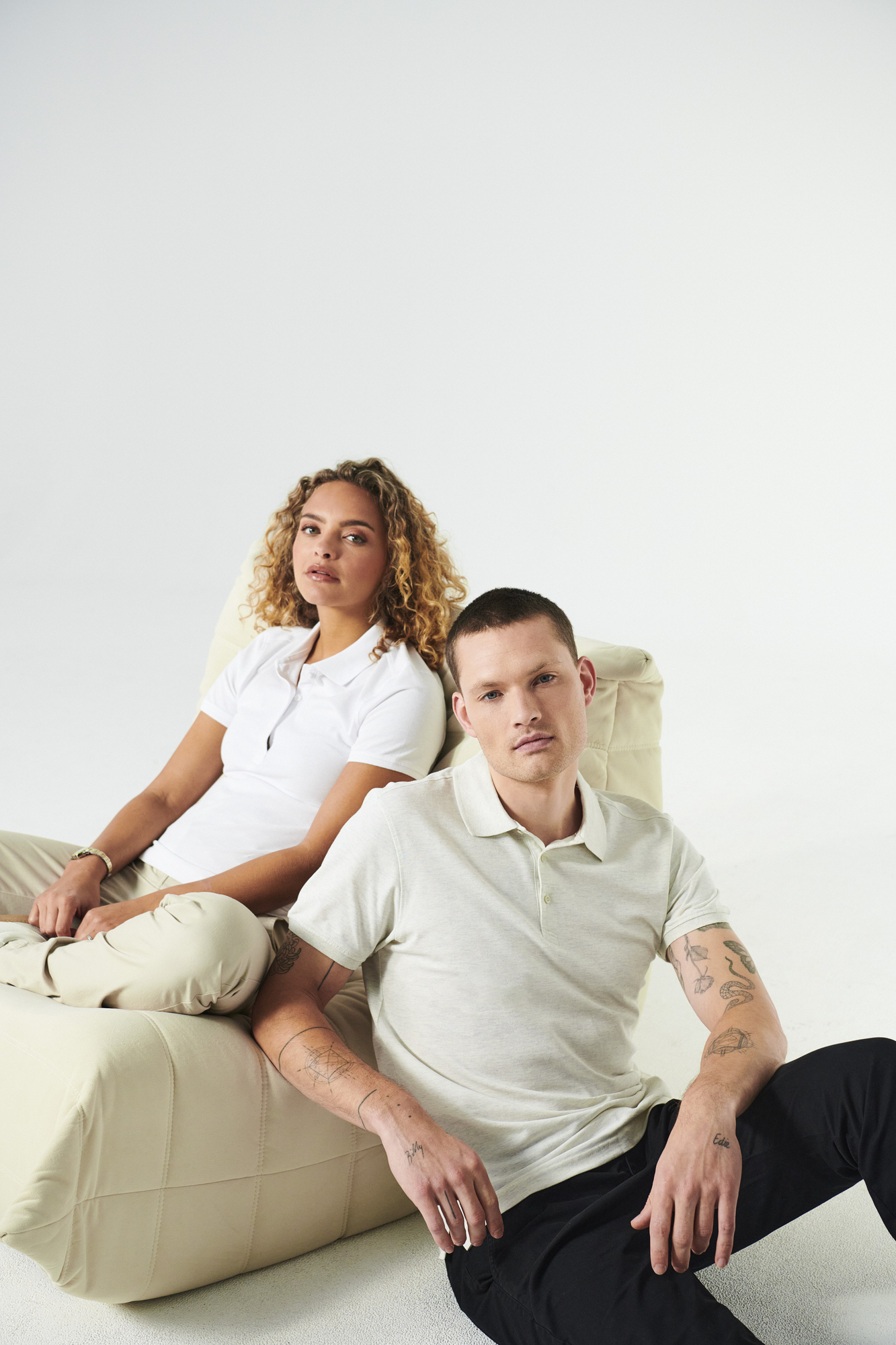 organic cotton pikeepaita omalla painatuksella
