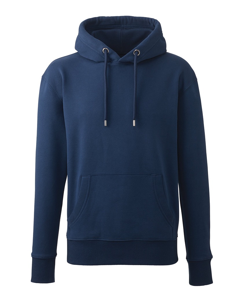 Navy huppari painatuksella