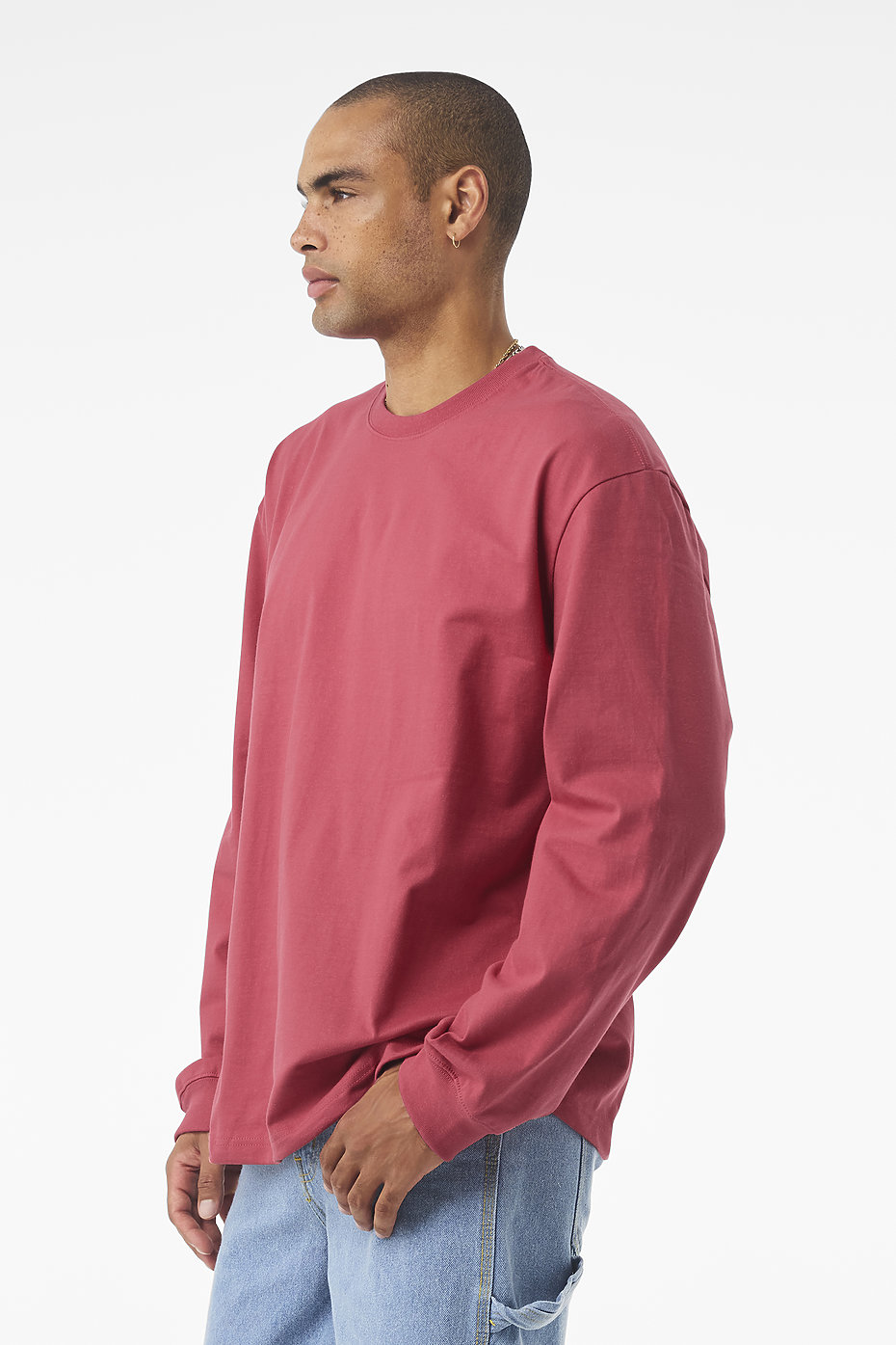 Red Pitkähihaiset T omalla logolla