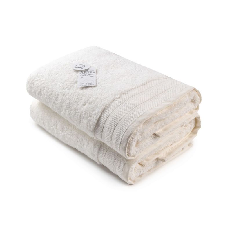 Pyyhe DeLuxe 70x140 logolla