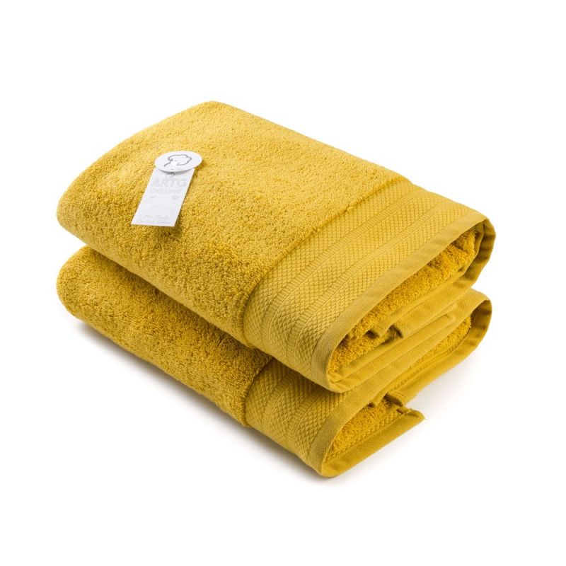 Pyyhe DeLuxe 70x140 logolla
