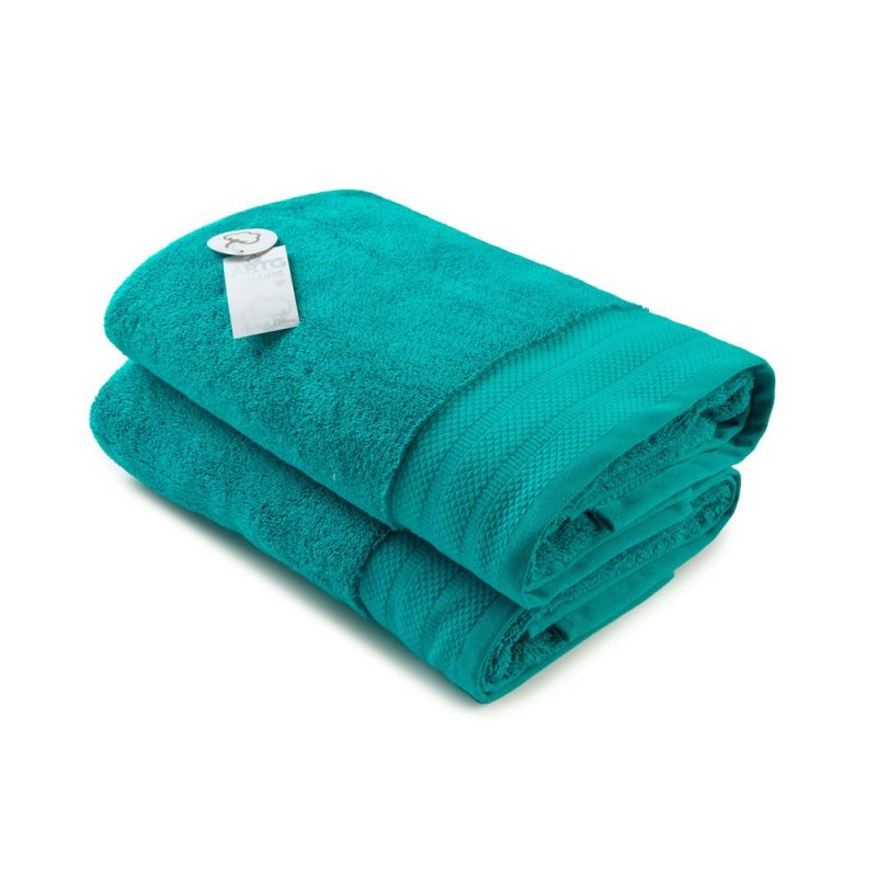 Pyyhe DeLuxe 70x140 logolla