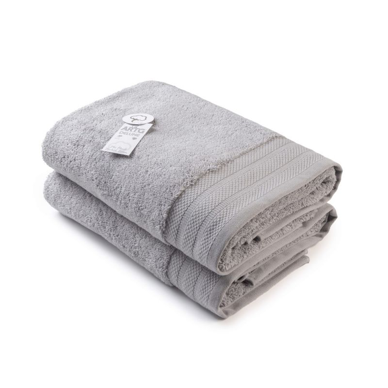 Pyyhe DeLuxe 70x140 logolla