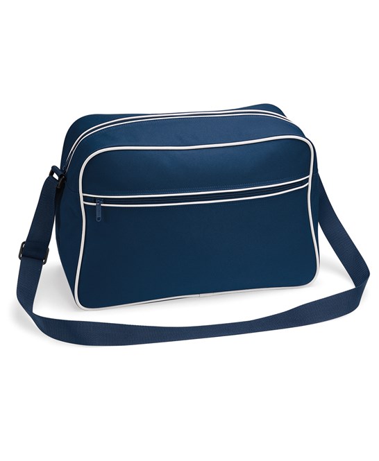 Retro olkalaukut painatuksella