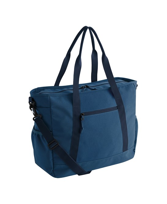 steel blue Laukku Painatuksella