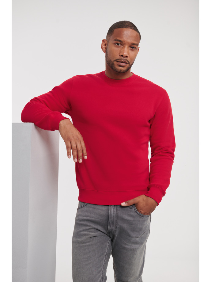Set-in sleeve sweatshirt