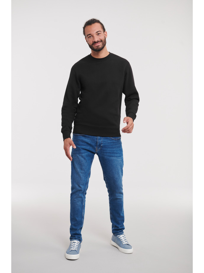 Set-in sleeve sweatshirt