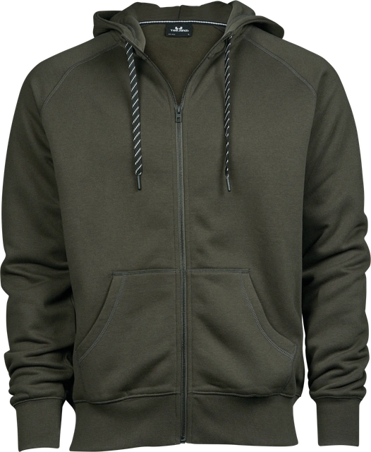 Olive Hoodie Painatus ja brodeeraus
