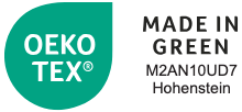 OEKO-TEX made in green